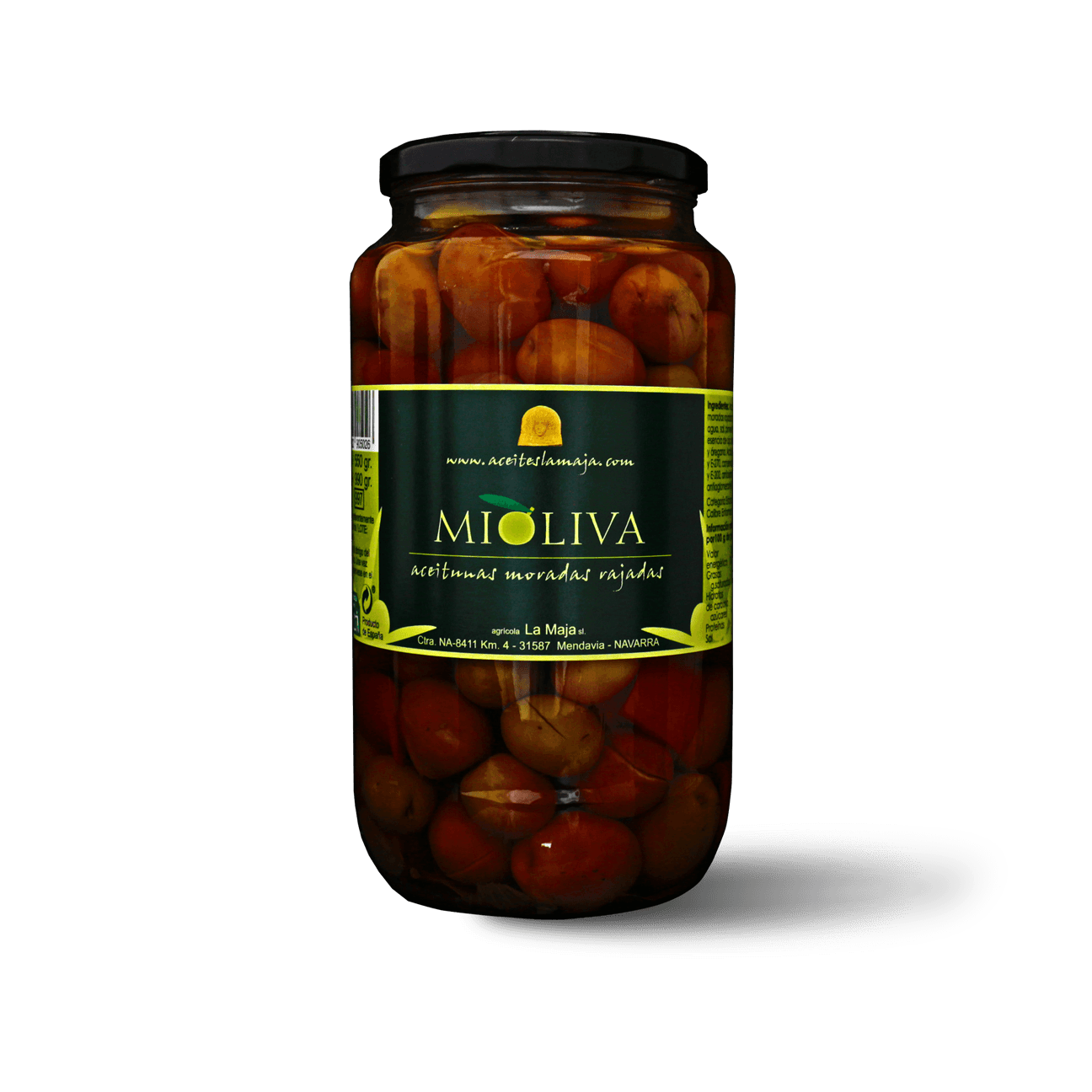 Olives cassées assaisonnées - Bocal 1kg (6 unités)