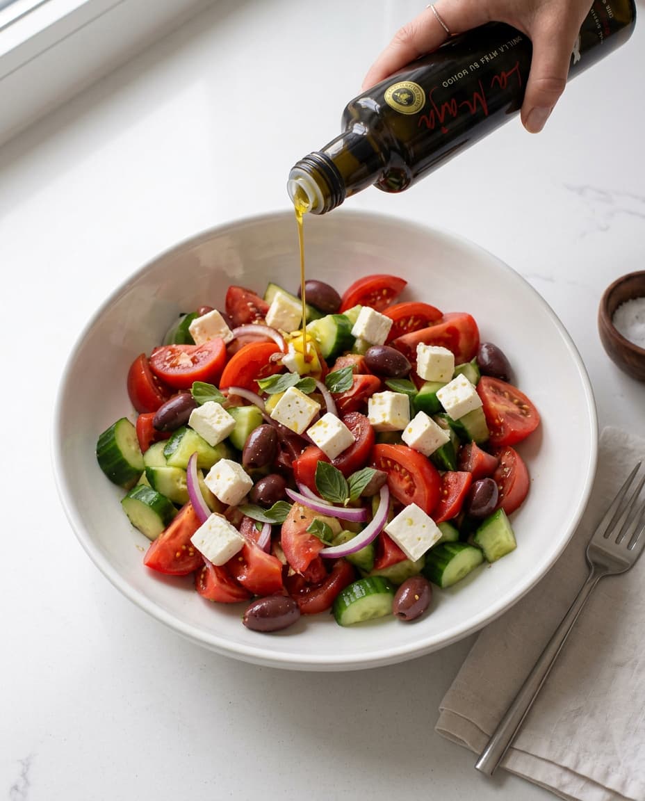 ensalada con aceite alfar la maja 