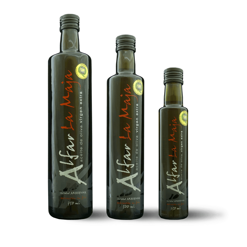 Alfar La Maja - Botellas de vidrio de 75cl, 50cl y 25cl