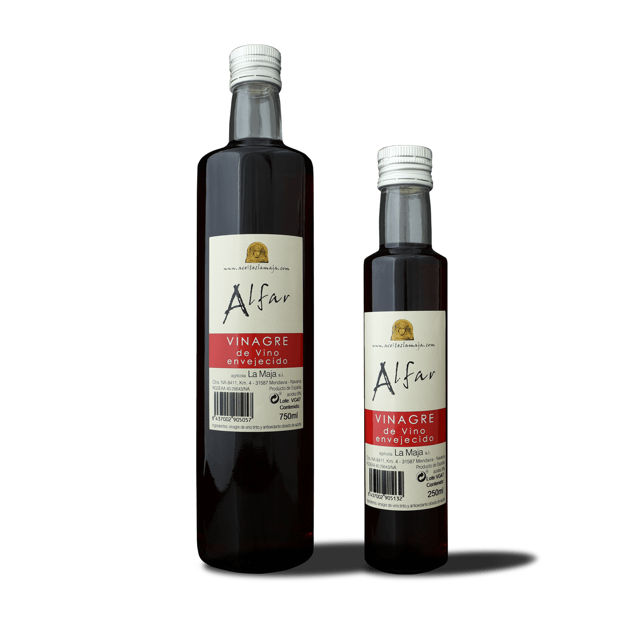 Vinaigre de vin - 75cl et 25cl