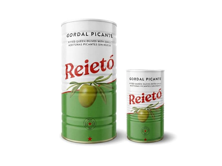 Aceitunas gordales picantes Perelló - Lata 600g esc. y 150g esc. Aceitunas gordales picantes Perelló - Lata 600g esc. y 150g esc.