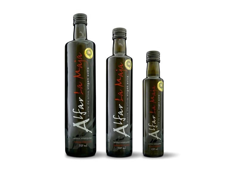 Pack Alfar La Maja - Botellas de vidrio de 75cl, 50cl y 25cl Pack Alfar La Maja - Botellas de vidrio de 75cl, 50cl y 25cl