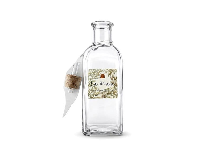 Frasca 50cl de vidrio vacía con tapón vertedor Frasca 50cl de vidrio vacía con tapón vertedor